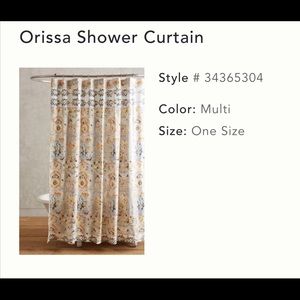 Anthropologie Shower Curtain - AMAZING condition